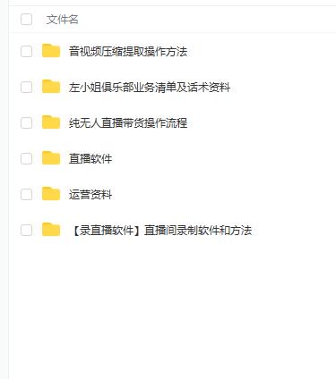 左小姐-直播带货俱乐部十三行、无人直播,全套教程附:工具、文档、话术资料