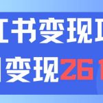 利用小红书卖资料单日引流150人当日变现2610元小白可实操（教程+资料）