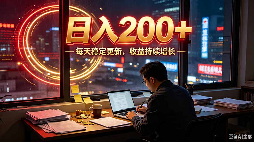 番茄达人变现新玩法，全自动运行 每日300+