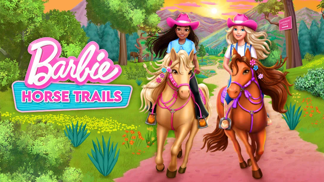 【美版】芭比马术小径 .Barbie Horse Trails 中文